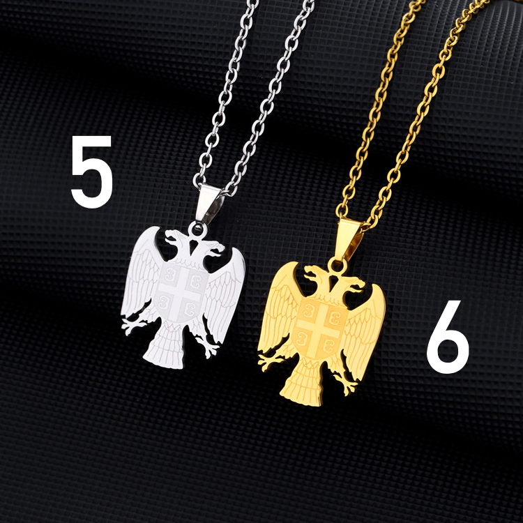 Serbian Eagle Pendants & Necklaces