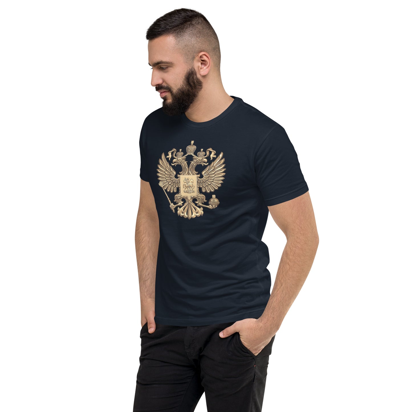 Gold Russian Eagle T-shirt