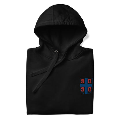 Serbia Shield Premium Hoodie